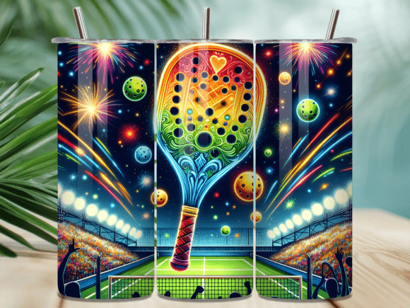 Download Glow Pickleball Paddle Fireworks Tumbler - Fireworks tumbler Collection