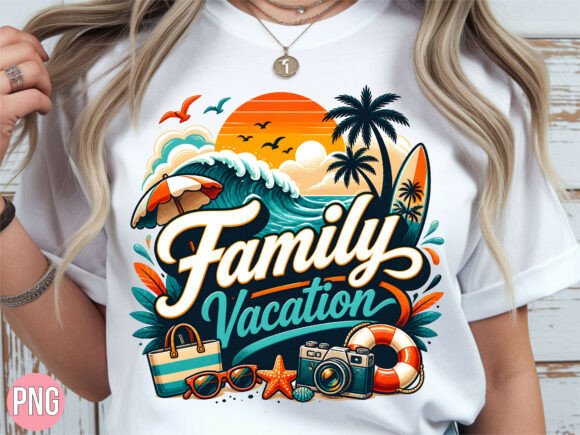 Download Summer Family Vacation PNG Tshirt - Vacation Collection