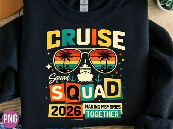 Download Cruise Squad 2026 Family Vacation PNG - Vacation Collection