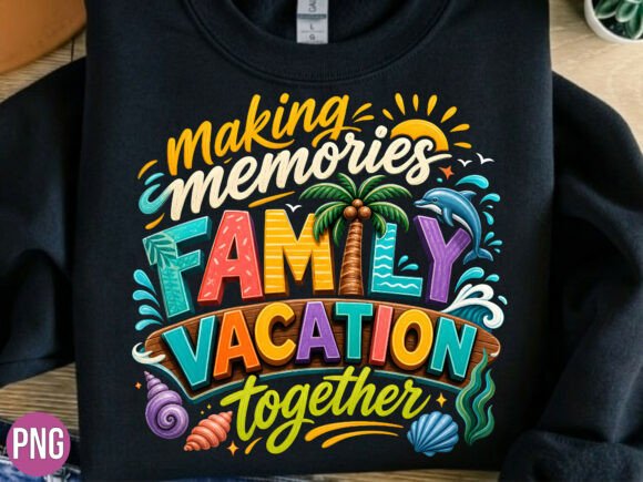 Download Family Vacation Memories PNG Tshirt - Vacation Collection