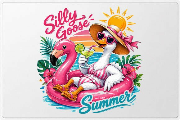Download Silly Goose Summer Vacation PNG - Vacation Collection