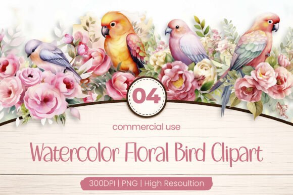 Download Floral Bird Clipart PNG - Bird clipart png Collection